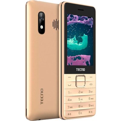 Мобiльний телефон Tecno T454 Dual Sim Champagne Gold (4895180745980) 4895180745980 фото