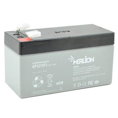 Аккумуляторная батарея Merlion 12V 1.3AH (GP1213F1/06005) AGM GP1213F1/06005 фото