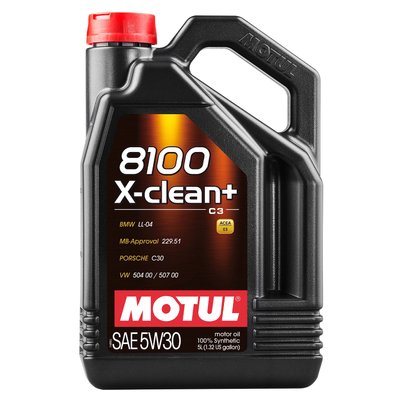 Олива моторна MOTUL 8100 X-clean+ 5W-30 5 л (106377) 106377 фото