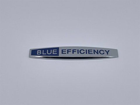 Емблема напис (логотип) на крила Blue Efficiency Mercedes-Benz (Мерседес) 100*18 мм (Метал) 2 шт. meb028 фото товару