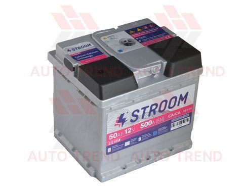 Акумулятор 50 Ah/12V 500A(EN) Silver 207х175х190 (0) R SM050-SA0 фото товару
