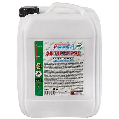 Антифриз "Forsage" G11 Green (кан.10л) зеленый (Forsage G11/10л) Forsage G11/10л фото товара