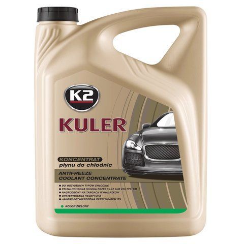Рідина охолоджуюча K2 Kuler Long Life G11 зелена концентрат 5л (T215Z) T215Z фото товару