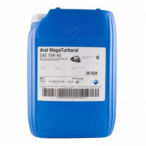 Олива Aral MegaTurboral 10W-40, 20л. 15BC45 фото товару
