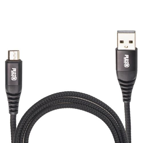 Кабель VOIN CC-4202M BK USB - Micro USB 3А, 2m, black (швидка зарядка/передача даних) (CC-4202M BK) CC-4202M BK фото