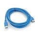 Подовжувач USB 3.0 AM / AF, 3.0m, Blue, пакет YT-3.0AM\AF-3.0BL фото 1