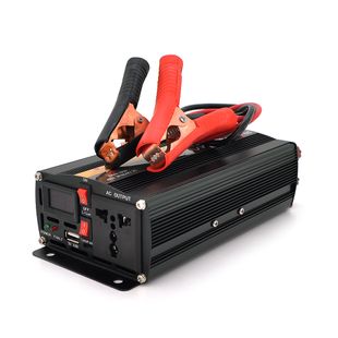 Інвертор напруги POWERMASTER, 24V/220V, 600W з модифікованою синусоїдою, 1 універсальна розетка, клеми PWR600 фото