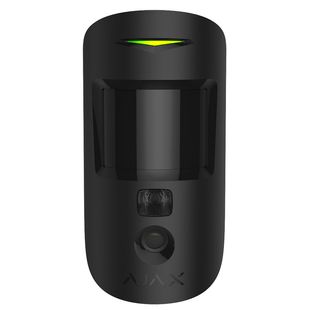 Бездротовий ІЧ датчик руху з камерою для фотоверіфікації тривог MotionCam black MotionCam black фото