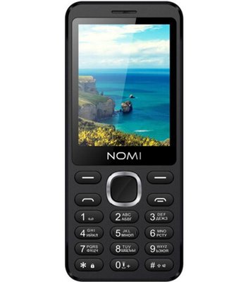 Мобiльний телефон Nomi i2820 Dual Sim Black i2820 Black фото
