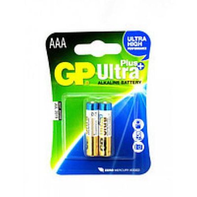 Батарейка GP ULTRA PLUS ALKALINE 1.5V 24AUP-U2 лужна, LR03 AUP, AAA (4891199100307) 4891199100307 фото