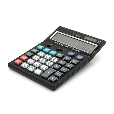 Калькулятор офісний CITIZEN CT-5812L, кнопка 31, розміри 200*150*45мм, Black, BOX CT-5812L фото