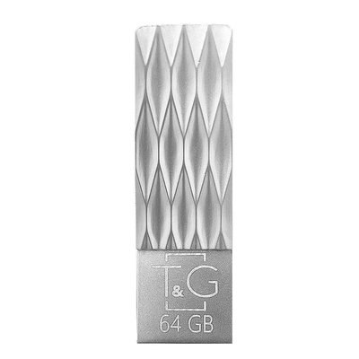 Флеш-накопичувач USB 64GB T&G 103 Metal Series Silver (TG103-64G) TG103-64G фото