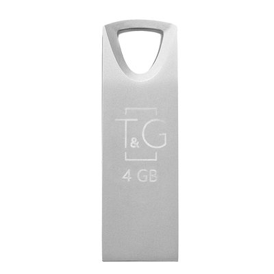 Флеш-накопичувач USB 4GB T&G 117 Metal Series Silver (TG117SL-4G) TG117SL-4G фото