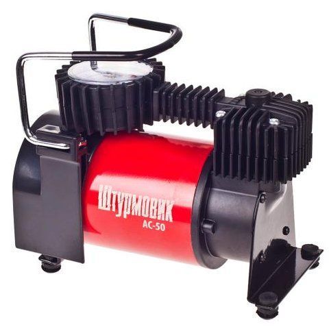 Компресор "Штурмовик" АС-50 150psi/14Amp/37л/прикурювач (АС-50) АС-50 фото товару