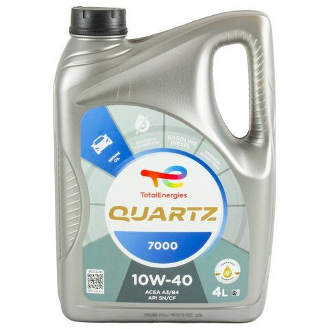 Олива моторна TOTAL Quartz 7000 10W-40 4 л (201523) 214107 фото товару