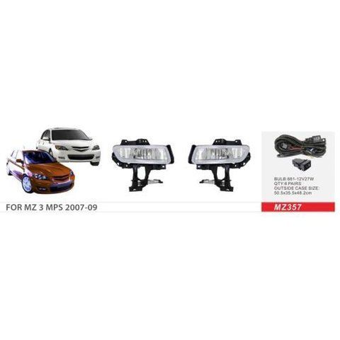 Фари дод. модель Mazda 3 MPS 2007-09/MZ-357/881-12V27W/ел.проводка (MZ-357) MZ-357 фото товару