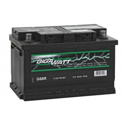 Акумулятор GIGAWATT AGM ПРАВ [+] 12V 70AH 760A 278*175*190 / START-STOP 01853A5701 фото товару