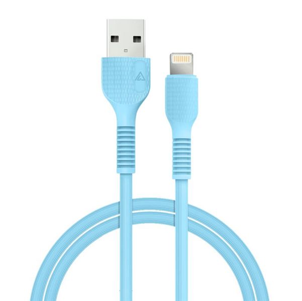 Кабель ACCLAB AL-CBCOLOR-L1BL USB - Lightning (M/M), 1.2 м, Blue (1283126518188) 1283126518188 фото