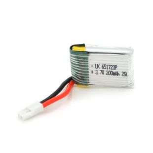 Акумулятор 6,5*17*23P 25C, 3.7V (200mAh), 2 контакти 651723P 25C фото