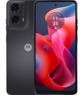 Смартфон Motorola Moto G24 4/128GB Dual Sim Matte Charcoal (PB180009RS) PB180009RS фото