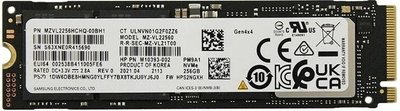 Накопичувач SSD 256GB Samsung PM9A1 M.2 2280 PCIe 4.0 x4 V-NAND 3bit MLC (MZ-VL22560_OEM) MZ-VL22560_OEM фото