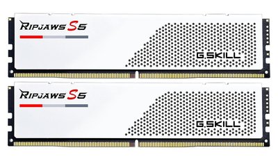 Модуль пам`ятi DDR5 2x16GB/6000 G.Skill Ripjaws S5 White (F5-6000J3040F16GX2-RS5W) F5-6000J3040F16GX2-RS5W фото