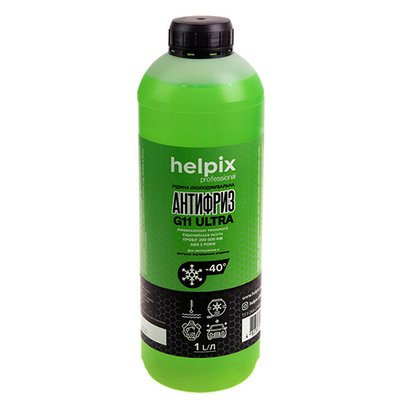 Антифриз "HELPIX" G11 зеленый (1л) (6683) 6683 фото