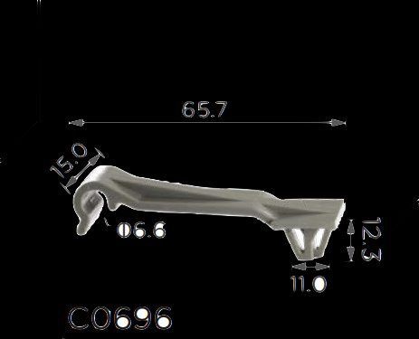 Крепление трубок стеклоомывателя Honda, Acura (91504SR3003, 91504-SR3-003, 21151) C0696 фото товара
