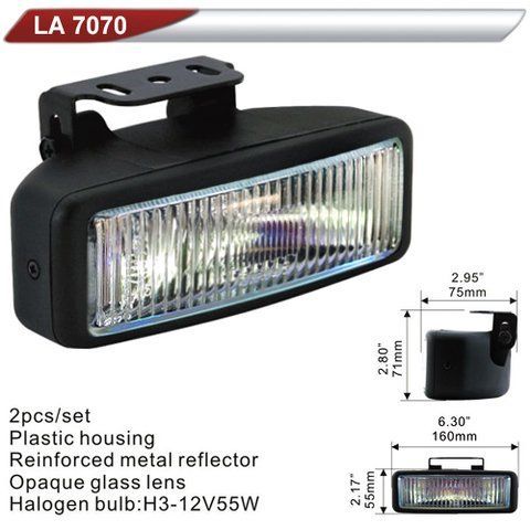 Фара дополнительная DLAA 7070-RY/160*55mm (LA 7070-RY) LA 7070-RY фото товара