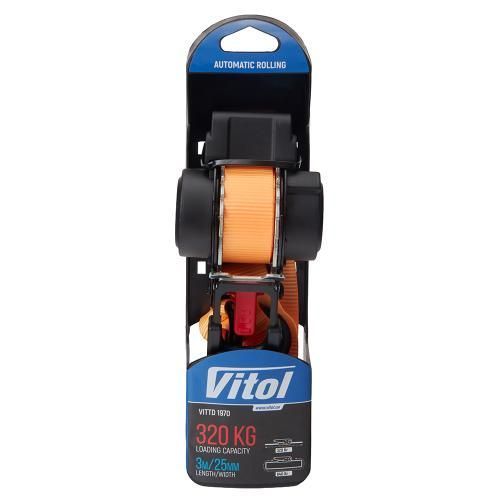Стяжка вантажу VITTD 1970 25мм х 3м VITTD 1970 фото товару