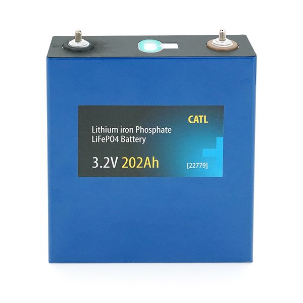 Осередок CATL 3.2V 202AH для збирання літій-залізо-фосфатного акумулятора, 3500 циклів, 172 х 53 х 204 мм Q5 CATL-3.2V-202AH фото