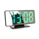 Електронний годинник VST-888 Дзеркальний дисплей, з датчиком температури, будильник, живлення від кабелю USB, Green VST-888G фото 1