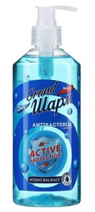 Мило туалетне рідке Grand Шарм (MAXI), ANTIBACTERIAL 500мл 055411 фото