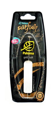Ароматизатор Paloma Parfum Premium Line 5ml, GOLD RUSH (підвіска з рідиною) 74020 фото