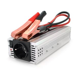 Інвертор напруги POWERMASTER, 24V/220V, 1000W з модифікованою синусоїдою, 1 Shuko, клеми PM-4509 фото