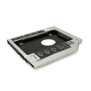 Адаптер підключення HDD 2.5 '' 9.5 mm в відсік приводу ноутбука SATA / mSATA (HDC-25), корпус aluminum+plastic, Blister, Q100 YT-CAHDD9.5 фото