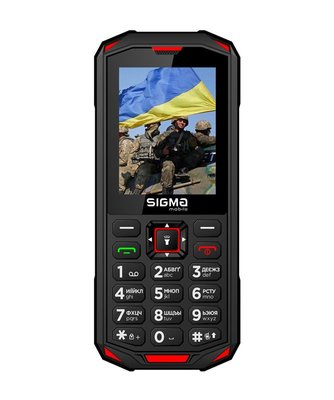 Мобільний телефон Sigma mobile X-treme PA68 Dual Sim Black/Red (4827798466520) 4827798466520 фото
