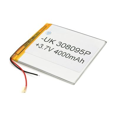 Літій-полімерний акумулятор 4 * 80 * 95mm (Li-ion 3.7В 4000мА·ч) 408095 фото