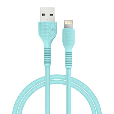 Кабель ACCLAB AL-CBCOLOR-L1MT USB - Lightning (M/M), 1.2 м, Mint (1283126518195) 1283126518195 фото