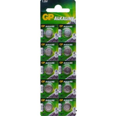Батарейка GP ALKALINE Button Cell 1.5V 192-U10 лужна, AG3, LR41 (4891199015533) 4891199015533 фото