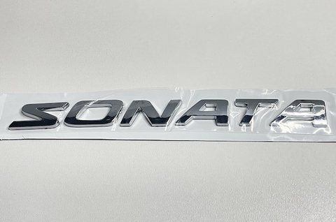 Емблема напис SONATA на Hyundai 210x20 mm (хром) hy005 фото товару