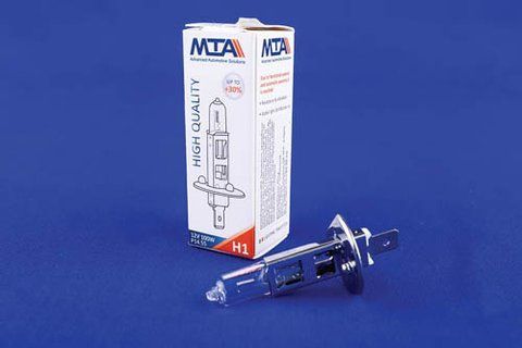 Лампа автомобильная H1 12V 100W P14.5S (ближняя/дальняя, противотуманная) MTA 80111 HBC1 фото товара