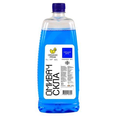 Омивач скла зимовий ORGANIC PRINK -80 &deg;С "Морський бриз" концентрат 1 л (018082) 018082 фото товару