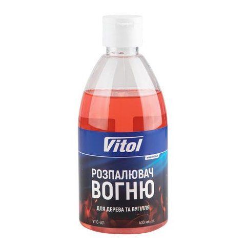 Розпалювач вогню для дерева та вугілля VITOL 400 мл (VTIС-401) VTIС-401 фото товару