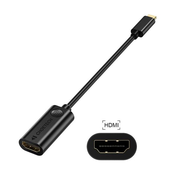 Адаптер Choetech HDMI - USB Type-C (F/M), Black (HUB-H04) HUB-H04 фото