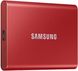 Накопичувач зовнішній SSD 2.5" USB 2.0TB Samsung T7 Red (MU-PC2T0R/WW) MU-PC2T0R/WW фото 2