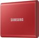 Накопичувач зовнішній SSD 2.5" USB 2.0TB Samsung T7 Red (MU-PC2T0R/WW) MU-PC2T0R/WW фото 3