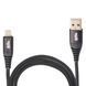 Кабель VOIN CC-4202L BK USB - Lightning 3А, 2m, black (швидка зарядка/передача даних) (CC-4202L BK) CC-4202L BK фото 3