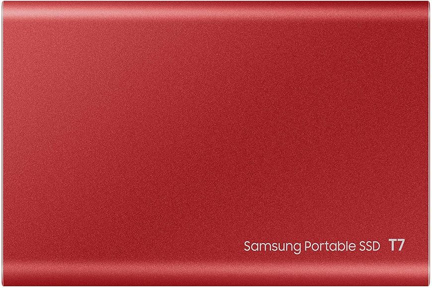 Накопичувач зовнішній SSD 2.5" USB 2.0TB Samsung T7 Red (MU-PC2T0R/WW) MU-PC2T0R/WW фото