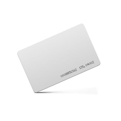 Безконтактна картка ID Em-Marine 125 КГц (TK4100), товщина 0,8 мм. Колір білий EM4100 Glamshell фото